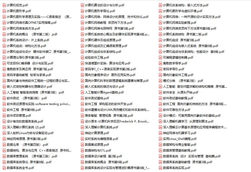机械工业出版社 计算机科学丛书(黑皮书)全套 PDF下载插图6 机械工业出版社 计算机科学丛书(黑皮书)全套 PDF下载插图6