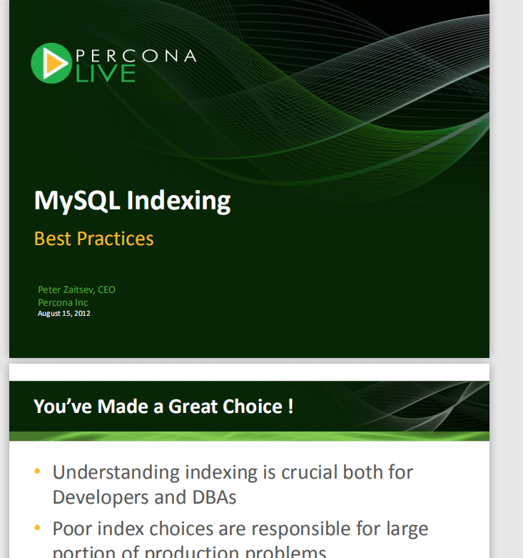 MySQL索引最佳实践