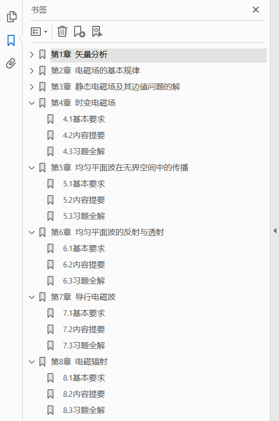 电磁场与电磁波同步辅导及习题全解  PDF下载插图1