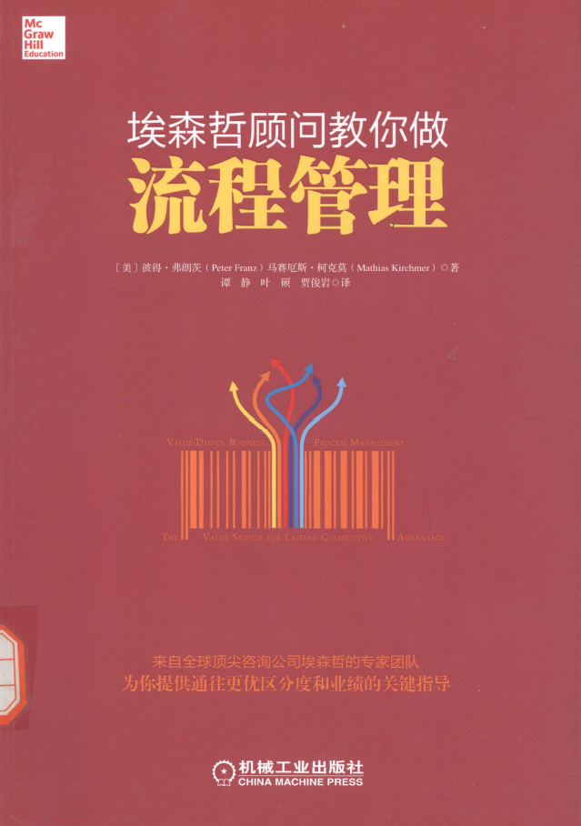 埃森哲顾问教你做流程管理  PDF下载