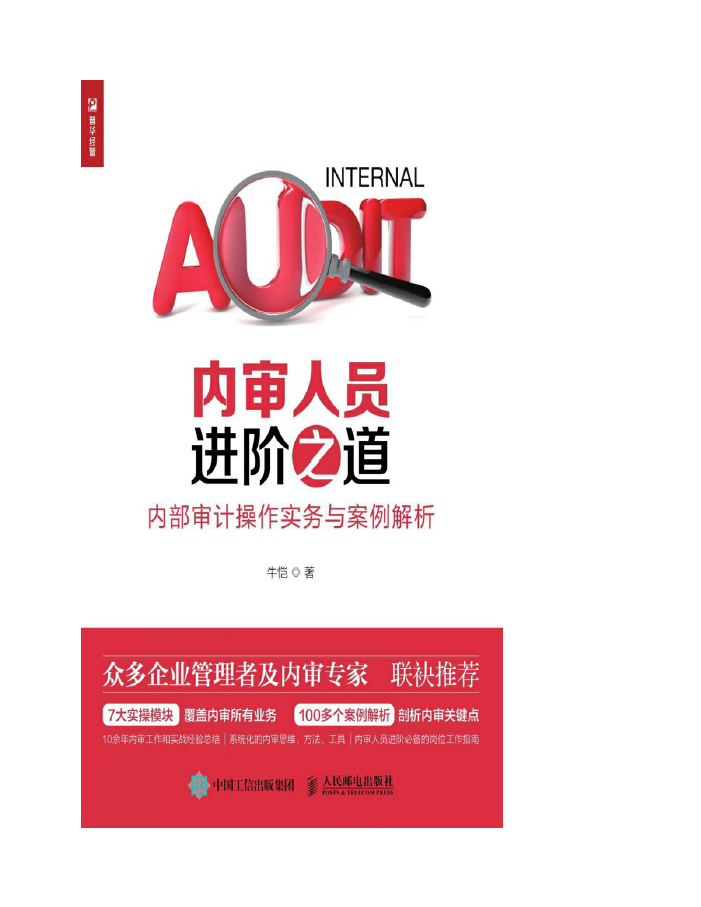 内审人员进阶之道 内部审计操作实务与案例解析  PDF下载