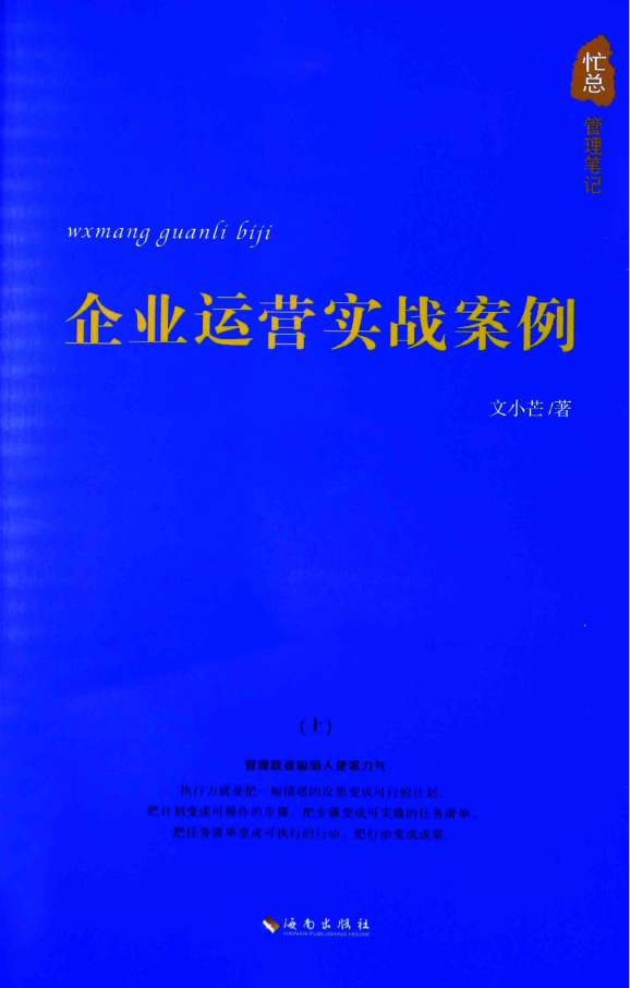 企业运营实战案例 上  PDF下载插图