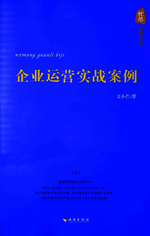 企业运营实战案例 下  PDF下载插图