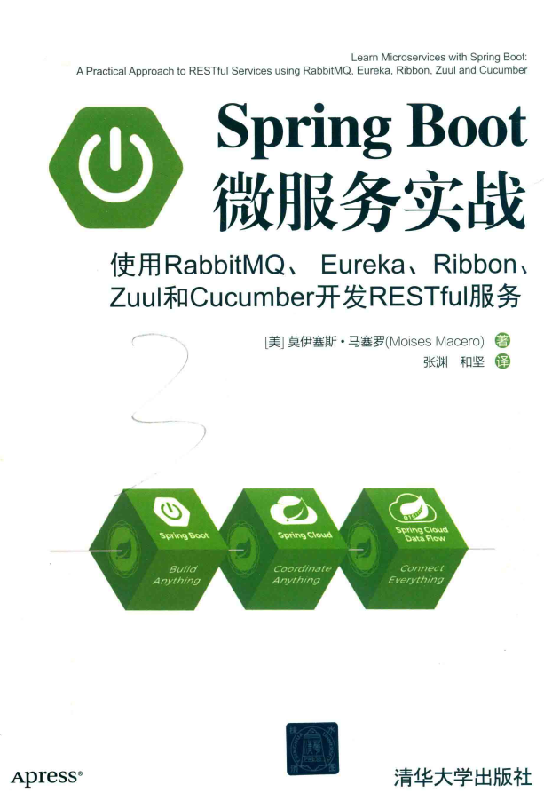 Spring Boot微服务实战 使用RabbitMQ、Eureka、Ribbon、Zuul和Cucumber开发RESTful服务  PDF下载