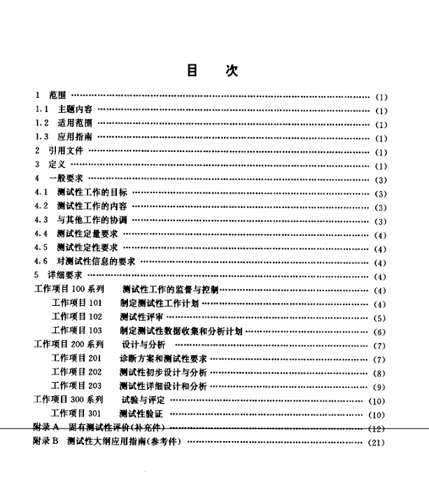 GJB 2547-1995 装备测试性大纲